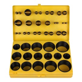 ROTHENBERGER Industrial 420-Piece O-Ring Assortment Set NBR Diameter 3-50 mm O Rings Seal Set Rubber Seal Assortment Sealing Ring 1500005010