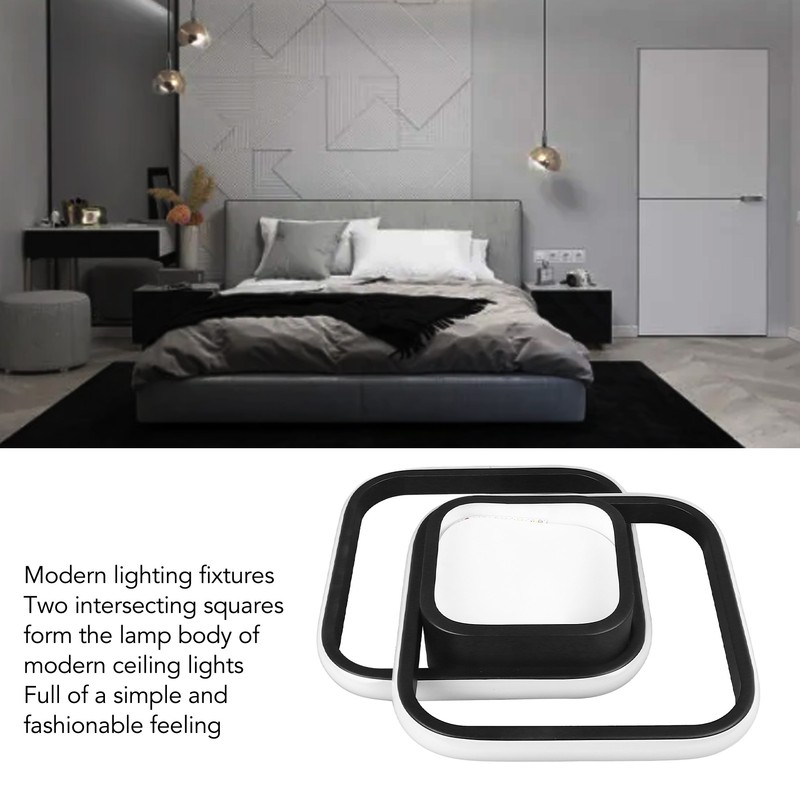 24W Hallway Light Modern LED Square Ceiling Light Small Asile
