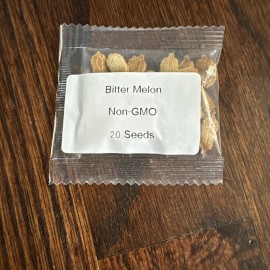 CZ Grain 20 Green Bitter Gourd Vine Seeds for Planting Bitter Melon Gourd