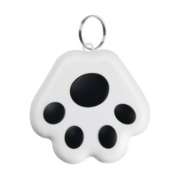 Dog Collar GPS Tracker, Paw Print Design, Multi-Color (Black)