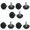 uxcell 10pcs M6x20mm Thread Adjuster Screw On Furniture Glide Leveling
