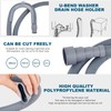 twoonto Drain Hose Extension for Washing Machines, 2M Universal Washing