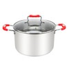 Millvado Stock Pot, Large Stainless Steel 11 Quart StockPot, Large