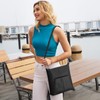 S-ZONE Medium Pebbled Leather Crossbody Shoulder Bag for Women Handbag