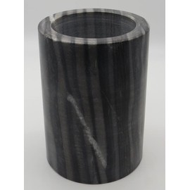 UniDeco Kitchen Utensil Holder for Countertop - 7 Inch 1.45 Liter Wine Chillers Single Bottle Gift for Enthusiast – Brown Marble Vase Champagne Cooler - Women Hostess Vino Lover Insulated Accessories