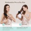 Cepillo para el cabello, paquete de 2, cepillos desenredantes curvos