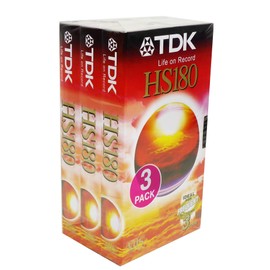 3pk Tdk Hs 3hr Video Tape