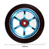 2Pcs 120mm Pro Scooter Wheels with ABEC 9 Bearings for