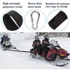 14 FT Heavy-Duty Snowmobile Tow Strap, Durable Tow Rope with