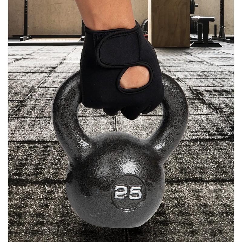 Mind Reader Workout Gloves, X-Large, Black