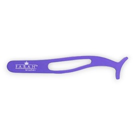 F.A.R.A.H False Eyelashes Placement Applicator Tool - Eyelash Extension Tweezers Remover Clip Tweezers Nipper (Hey Violet)