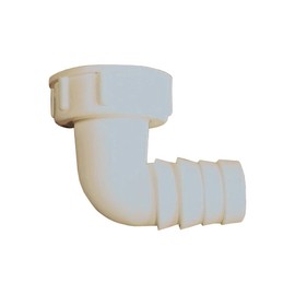 Schläfer | 655810 - Angle Fitting 1 Inch Female Thread, Screw Connection with 90 Degree Elbow for Washing Machine and Dishwasher Drain Hose Connection for Hoses Diameter 19 - 23.5 mm (3/4 Inch)