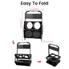 Bodaon 4 Cup Drink Carrier with Handle, Plastic Cup Carriers