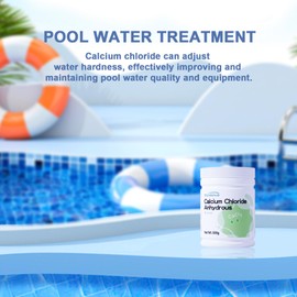 Calcium Chloride Anhydrous, 500g Lab Grade, Calcium Chloride Powder for Laboratory, Calcium Chloride for DIY Drying Agent Packet, Ideal for Snow Melter