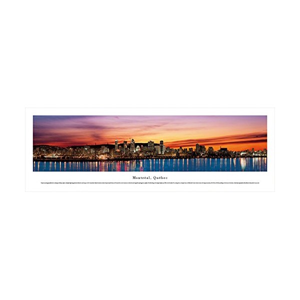 Montreal, Quebec - Blakeway Panoramas Unframed Skyline Posters