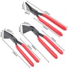 3-Piece Folding Pliers Sheet Metal Pliers Set: 0° 45° 90°