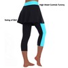 ANIVIVO Skirted Legging for Women, Skirted Capri Women Tennis Leggings
