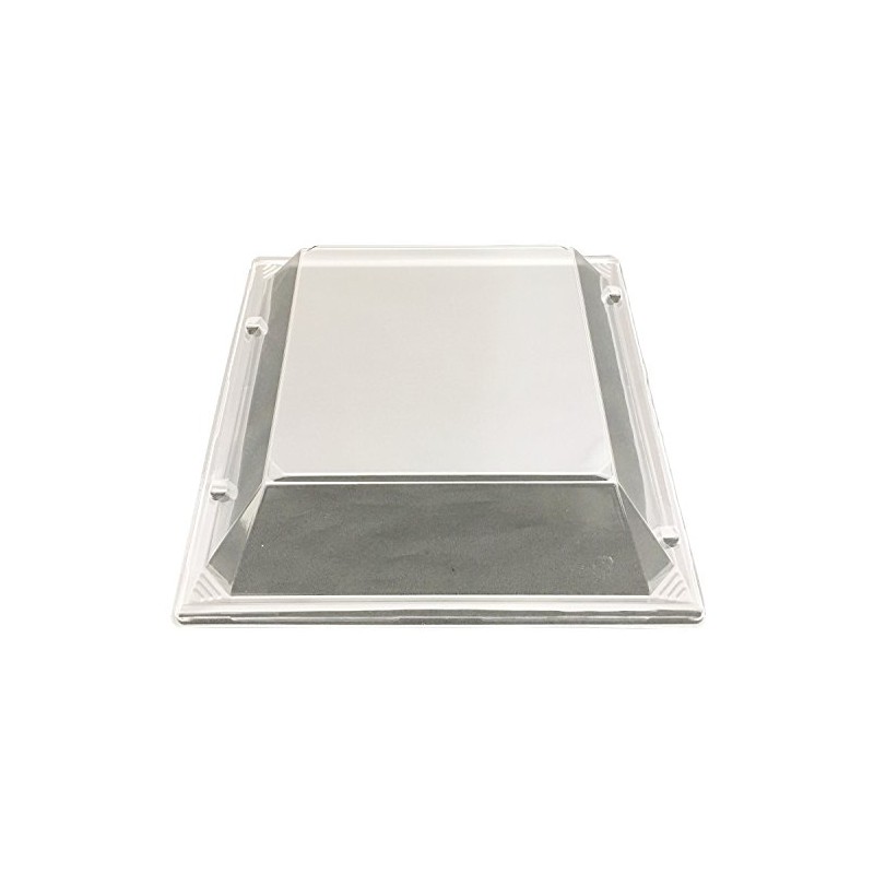 Nishiki 2646258050 Lid (Plate Lid), Square Plates, 25, Transparent, 10