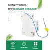 WIFI Circuit Breaker 1P DIN Rail Smart Breaker Switch for