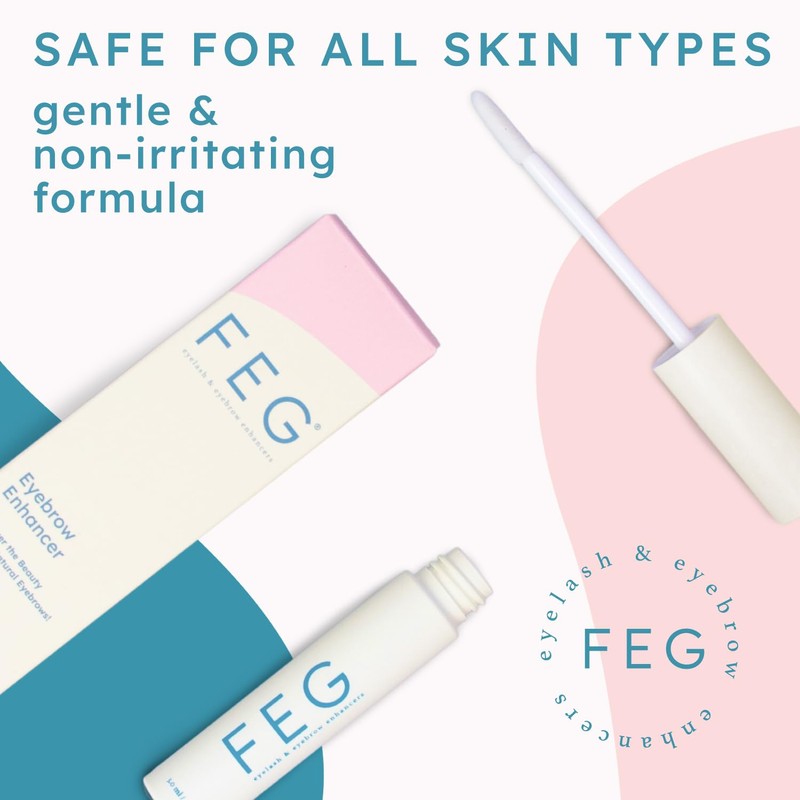 FEG Eyebrow Enhancer Growth Serum for Thicker Brows | Natural
