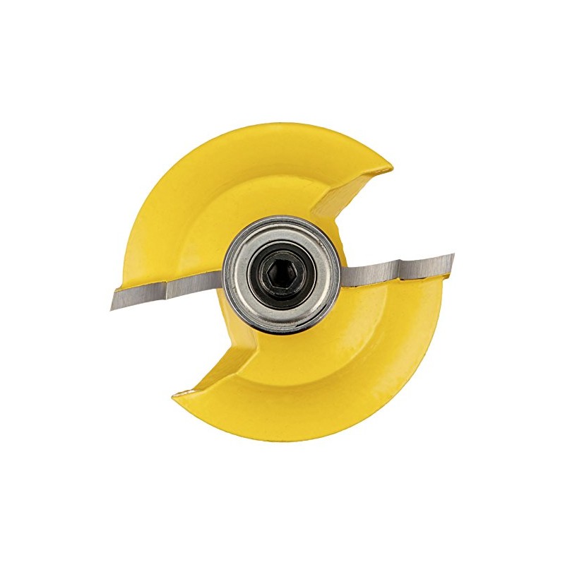 YONICO Router Bits Edge Forming Double Roundover 1/2-Inch 1/4-Inch Shank