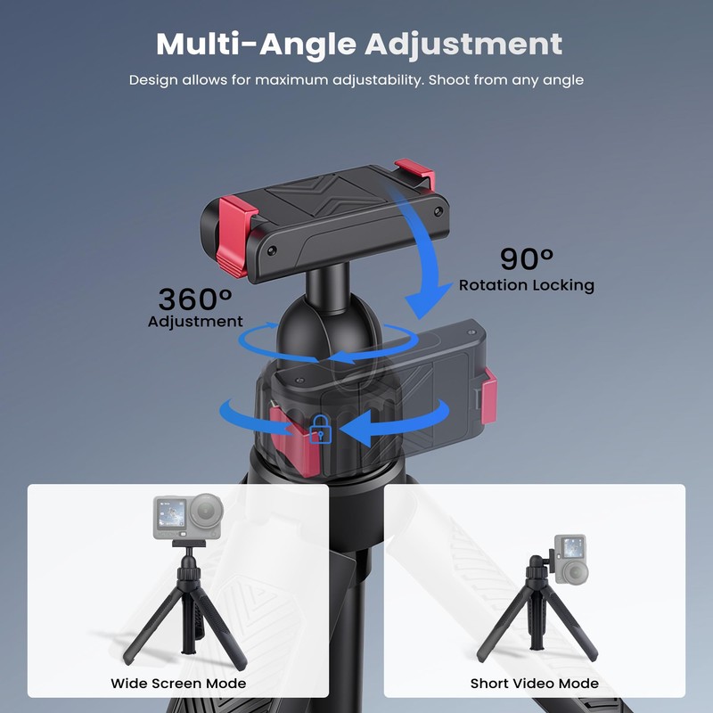 Walking Way 40cm/15.75" Selfie Stick Tripod for DJI Osmo Action