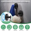 EUIOOVM Suction Cup Hook, Stainless Steel Towel Hook, Suction Cup