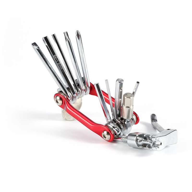 Kit de Herramientas de Reparación Multifunción para Bicicleta 11 en