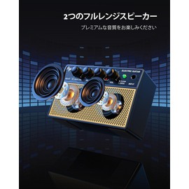 POGOLAB Guitar Amplifier Small Mini Amplifier 10W Practice Electric Guitar Amplifier Bluetooth Clean/Over Eve Channel Headphone Jack