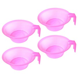 lasenersm 4 Pieces Hair Color Mixing Bowl Hair Color Bowl Hair Dye Bowl Applicator Bowl Plastic Color Mixing Tint Bowls Hair Dyeing Bowls Dyeing Color