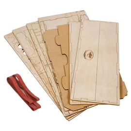 The Broken Token Mice and Mystics Downwood Tales Expansion Compatible Game Organizer - Wood Storage Box with Multiple Trays, Boards and Tiles