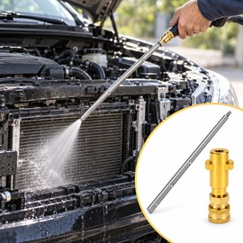 Car Radiator & Condenser Cleaning Tool Kit – High-Pressure Removal-Free Cleaner for Automotive Cooling Systems and Heat Exchangers