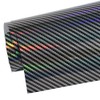 Rollo holográfico de vinilo de fibra de carbono, 1 x