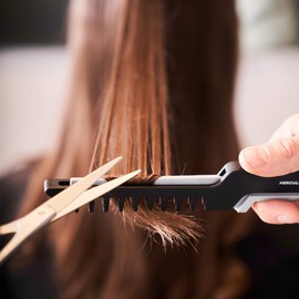 HERCULES SÄGEMANN - 79410 Split Art Slide & Cut | High Quality Comb with Manual Split End Comb for Targeted Removal of Split Ends