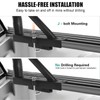 OUTPRIZE Non-Drilling Truck Rack, Heavy Duty Steel Extendable Truck Bed