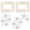 NICENEEDED 9 PCS Brackets for Photo Backdrop Board, L/Triangle Shape