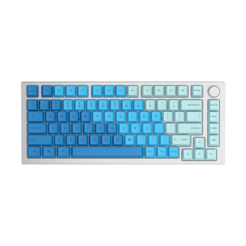 Glorious GPBT Dye Sublimated Keycaps (Caribbean Ocean) -Thick PBT Plastic