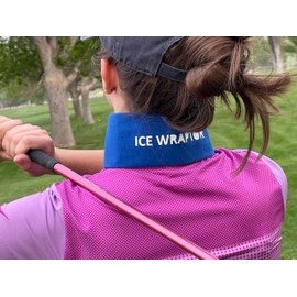 Ice Wraptor Bandana + Insert: Just Add Water. Keep Neck, Head, and Joints Cool. Portable Ice Therapy for Pain Relief.Adjustable Fit, Lightweight Comfortable- with 1 2.5"x15" Reusable Cryosheet Insert