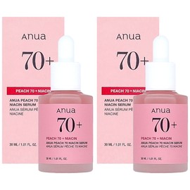 Anua Peach 70 Niacin Serum 30ml x 2 Low-irritation Vitamin Serum / 아누아 복숭아 70 나이아신 세럼 30ml x 2개 저자극 비타민세럼