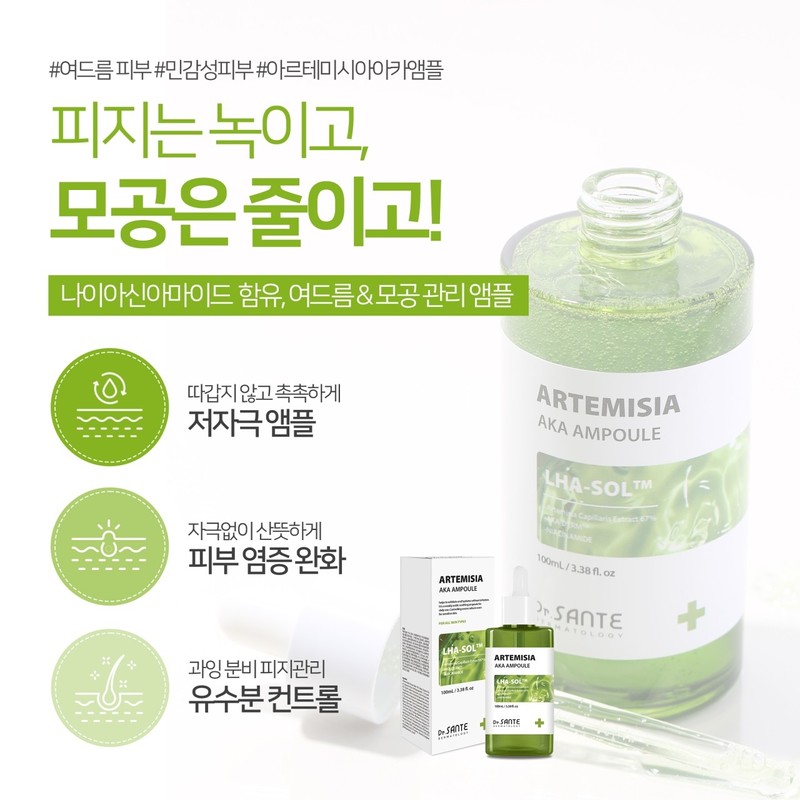 Santé Artemisia Subuji Aca Ampoule 100ml Troubled Pore Acne Skin