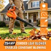 GARCARE 3-in-1 Electric Leaf Blower Leaf Vacuum and Mulcher 500