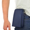 DFV mobile - Multi-functional Belt Wallet Stripes Pouch Bag Case