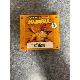 2023 McDONALD'S Crash Bandicoot Crash Team Rumble Game HAPPY MEAL TOYS Or Set - 2 Crash's Memory Card Game