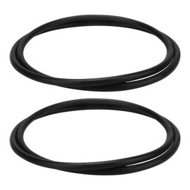 Black Lid Latch Strap Rubber Band 6,7,8 quart Crock pot slow cooker WHT（2Pack）
