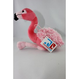 Cornelißen - 1017019 Flamingo, Plush, 19 cm, with Hanger, Stuffed Toy, Washable up to 30 °C