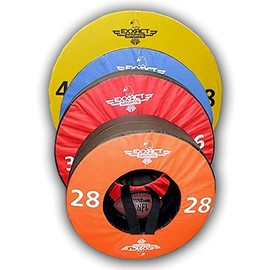 Exxact Sports Tackle Wheel for Football w/Straps (28" Orange)