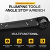 Sunluway Plumping Tools Angle Stop Wrench, Professional Plumbers Wrench Angle-On