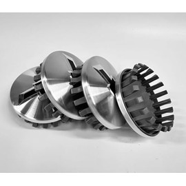 4X Brushed Wheel Hub Cap Center Cap 22837060 20942002, 20941994, 19301595 for Colorado, Silverado 1500, Suburban, Tahoe 2019+ Set