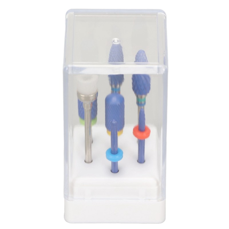 7pcs Nail Drill Bit Home Salon Portable Ceramic Cuticle Remover