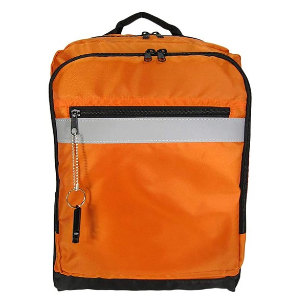 Yumisha Sangyo 3r70 Backpack, Floating Backpack, Disaster Preparedness Backpack, Emergency Carrying Bag, Whistle, orange